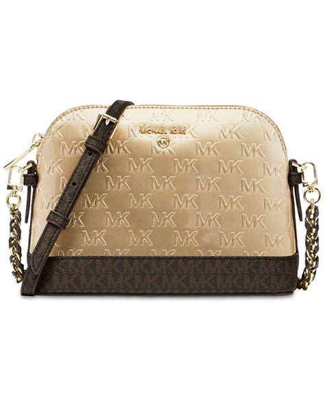 michael michael kors jet set charm signature phone crossbody|jet set crossbody mk.